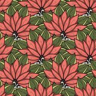 Vector seamless floral pattern N113