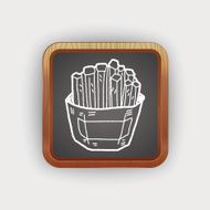 French Fries Doodle N6