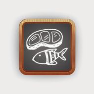 doodle fish meat N2