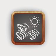 Environmental protection concept solar energy saving d N2