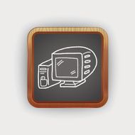 computer doodle drawing N6