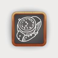 watch doodle drawing N4