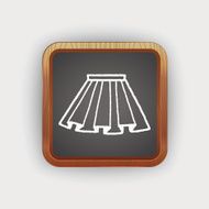 doodle pleated skirt N2