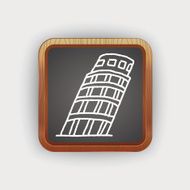 doodle Leaning Tower of Pisa