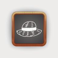 doodle Straw hat N4
