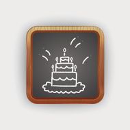 doodle cake N39