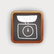 scale weight doodle drawing N3
