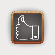 Like thumb doodle drawing N2