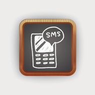cell phone message doodle drawing N4