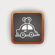 toy car doodle drawing N2