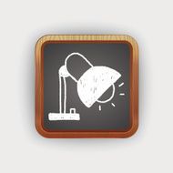 lamp doodle drawing N6