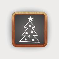 Christmas tree doodle drawing N6