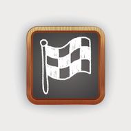 race flag doodle drawing N2
