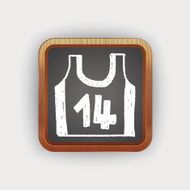 Sports vest doodle drawing N2