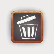 trash can doodle drawing N5
