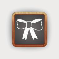 Ribbon bow doodle drawing N2