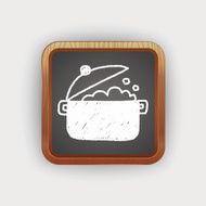 kitchenware pot doodle drawing N2