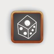 dice doodle drawing N2