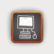 computer doodle drawing N8