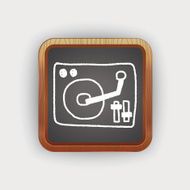 DJ disk doodle drawing N3