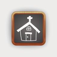 chruch doodle drawing N2