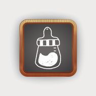 feeding bottle doodle drawing N2