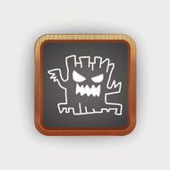 halloween tree doodle drawing N2