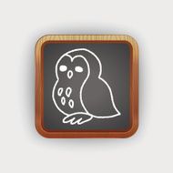 owl doodle drawing N2