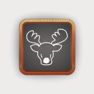 reindeer doodle drawing N2