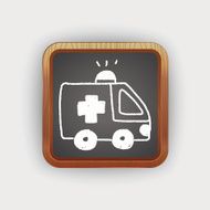 ambulance doodle drawing N4