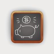 doodle pig money bank N7