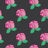 Seamless pattern with roses N3