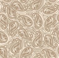 Oriental paisley seamless pattern