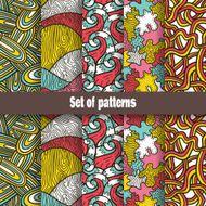 Cute abstract pattern collection
