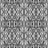 tribal abstract hand-drawn seamless pattern N10