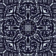 tribal abstract hand-drawn seamless pattern N12