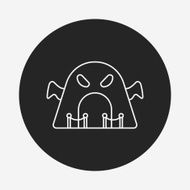 Haunted House line icon N3