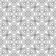 tribal abstract hand-drawn seamless pattern N18