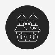 Haunted House line icon N7