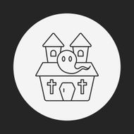 Haunted House line icon N9