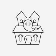 Haunted House line icon N10