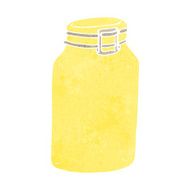 cartoon glass jar