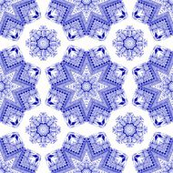 Seamless pattern in ethnic vintage boho style N8