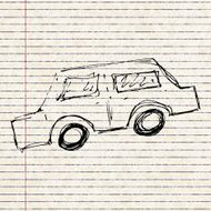Set of cartoon style car N6