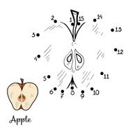 Numbers game fruits and vegetables (apple) N2