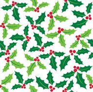 Seamless Christmas Holly