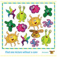 Illustration Educational Game for Children - find picture withuot copy