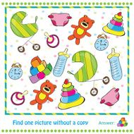 Illustration Educational Game for Children - find picture withuot copy N2