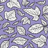 cute leaves pattern