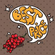 berries and speech bubble N4